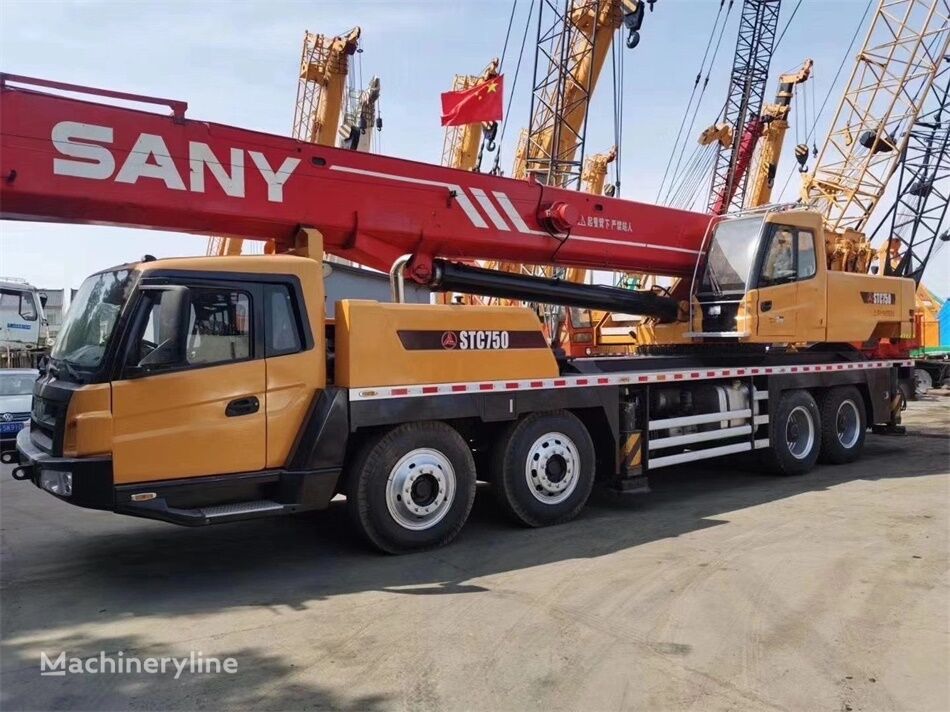 SANY STC750 75 ton Sany used truck crane on sale ajoneuvonosturi
