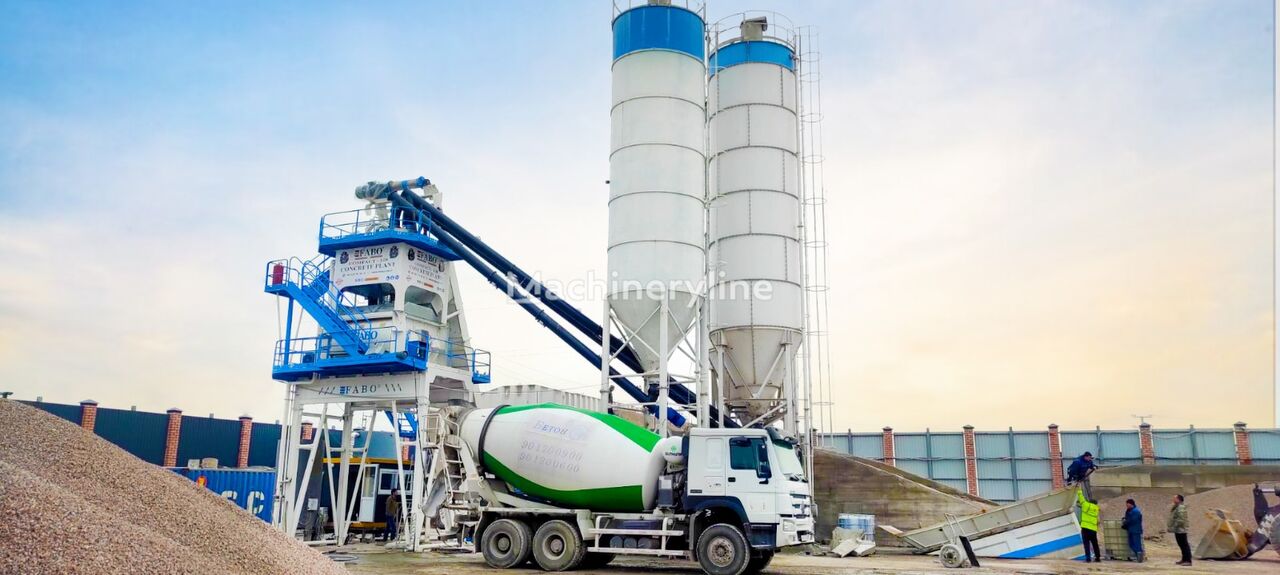 uudet FABO SKIP SYSTEM CONCRETE BATCHING PLANT | 120m3/h Capacity  betoniasema