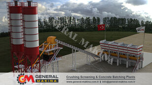 uudet General Makina NEW TITAN 100 m3/h Ready Concrete Mix Plant betoniasema