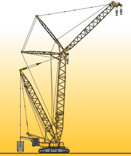 Liebherr LR1750 tela-alustainen nosturi