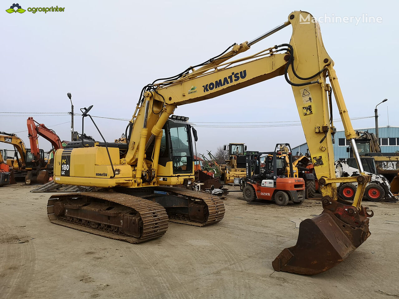 Komatsu PC 180 LC7 telakaivinkone